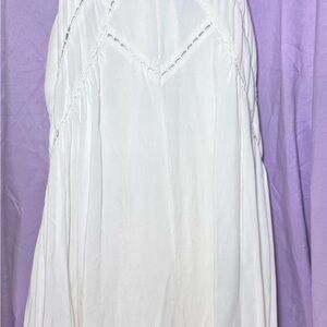 White Sleeveless Dress